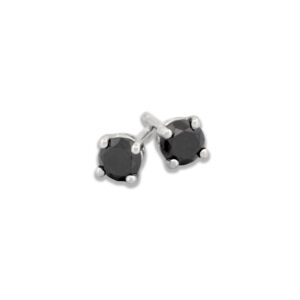 Black Diamond Stud Earrings