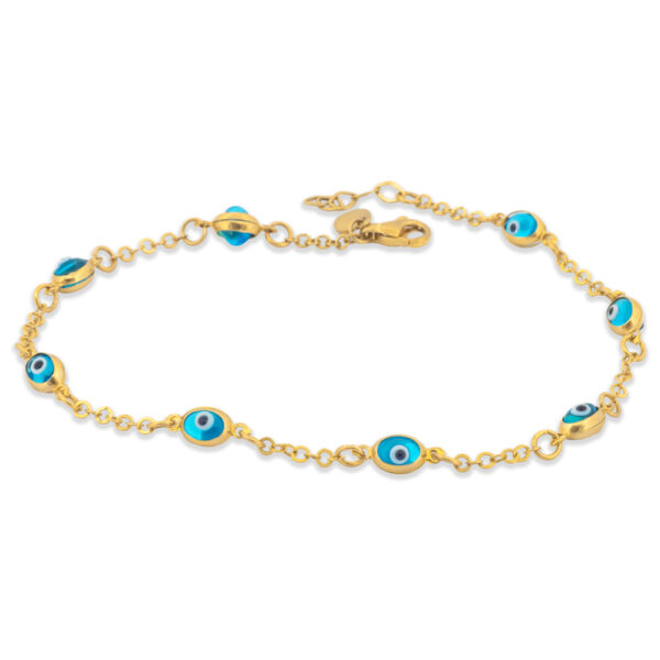 Gold Evil Eye Bracelet