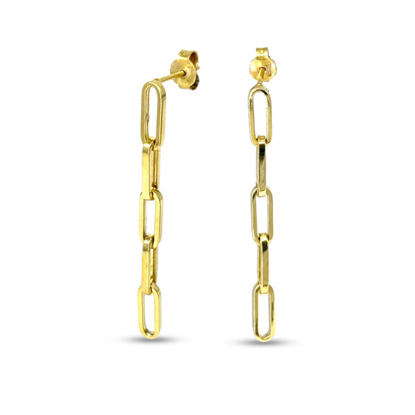 10k Gold Dangle Studs