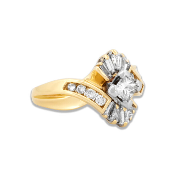 Mixed Cut Diamond Ring