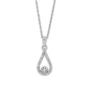 Diamond Cluster Necklace