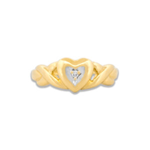 Diamond Heart Ring