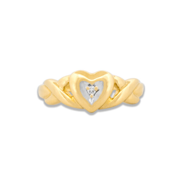 Diamond Heart Ring