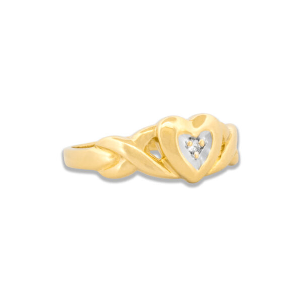 Diamond Heart Ring