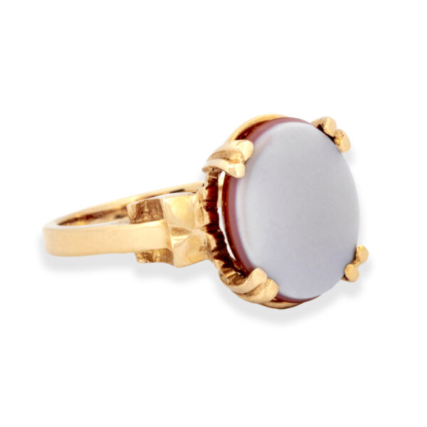 Vintage 10k Gold Sardonyx Ring