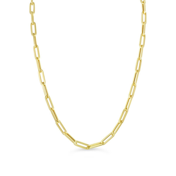 10k Gold Paperclip Chain