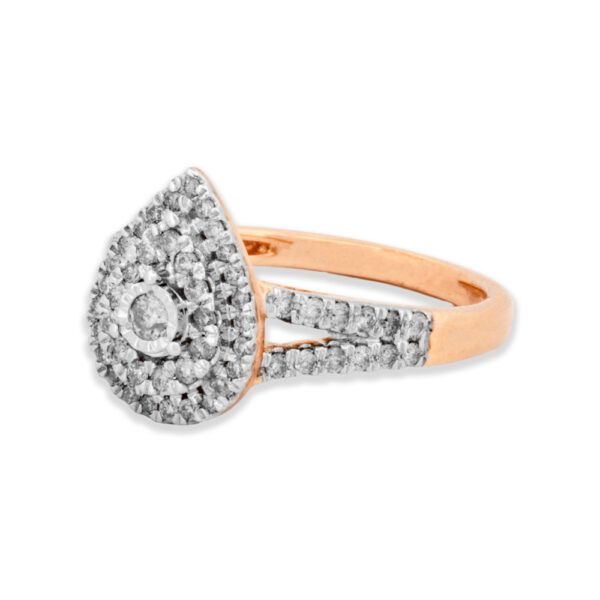 Rose Gold & Diamond Cluster Ring