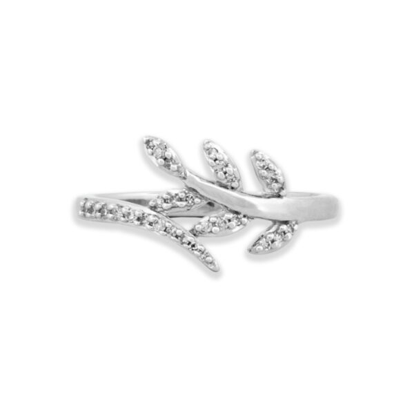 Modern Diamond Vine Ring