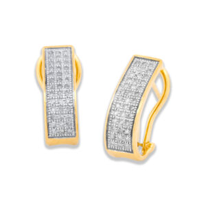 .25ctw Diamond Huggie Earrings