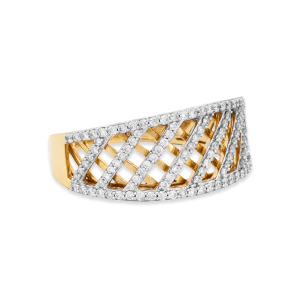 Two-Tone Diamond Ring