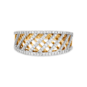 Two-Tone Diamond Ring