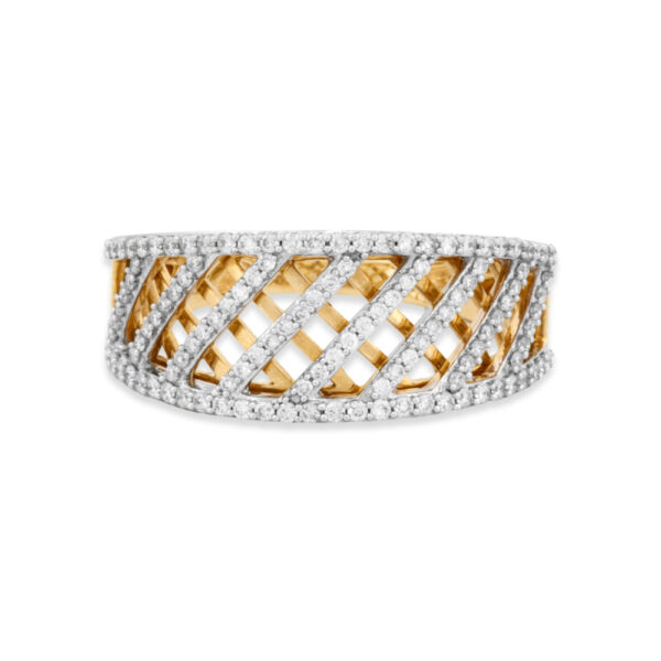 Two-Tone Diamond Ring