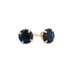 14k Gemstone Stud Earrings