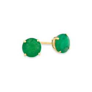 14k Gemstone Stud Earrings