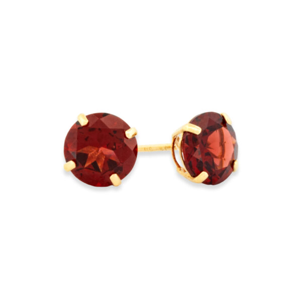 14k Gemstone Stud Earrings