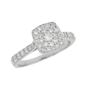 Composite-Set Diamond Ring