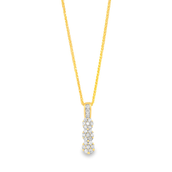 Diamond Cluster Necklace