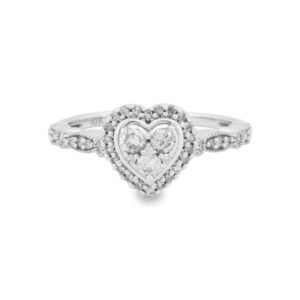 Diamond Heart Ring