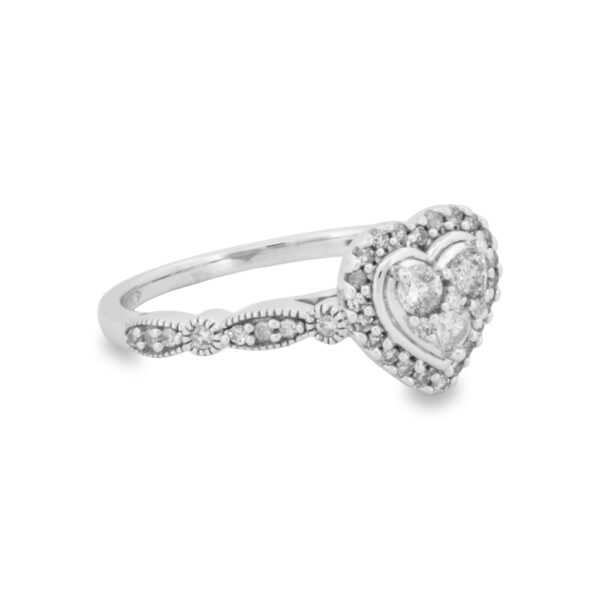 Diamond Heart Ring