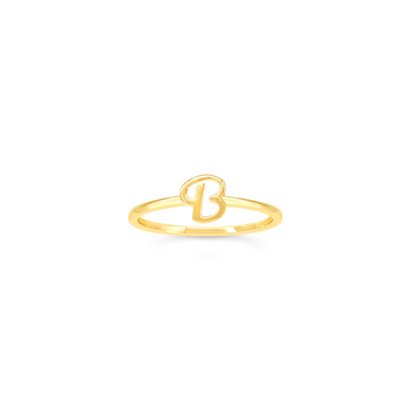 10k Gold Initial Ring