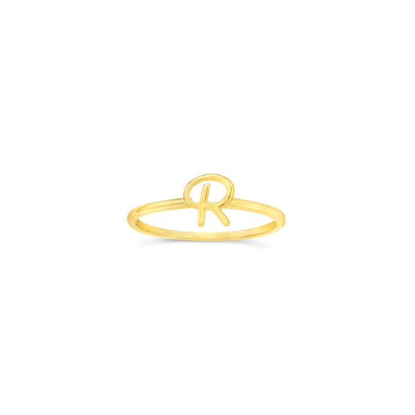 10k Gold Initial Ring