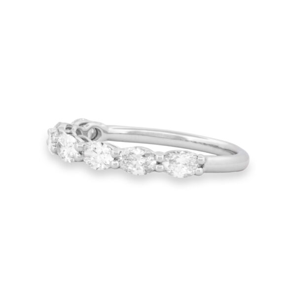 Lab-Grown Oval Diamond Anniversary Ring