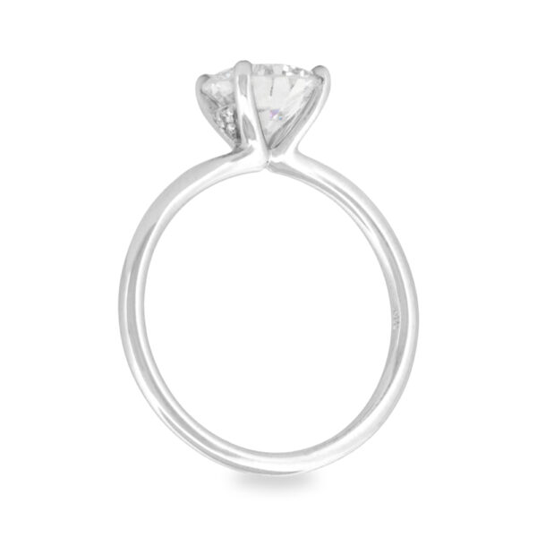 Brilliant Cut Diamond Solitaire Engagement Ring