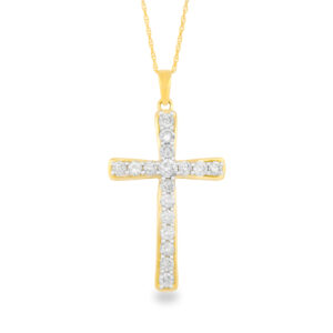 1ctw Diamond Cross Necklace