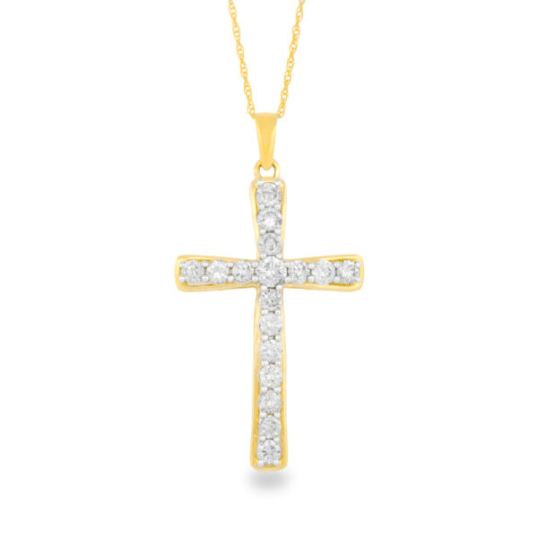 1ctw Diamond Cross Necklace