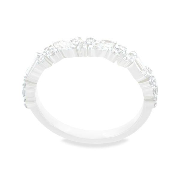 Mixed Cut Lab-Grown Diamond Band