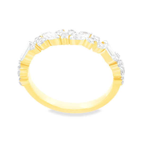 Mixed Cut Lab-Grown Diamond Band