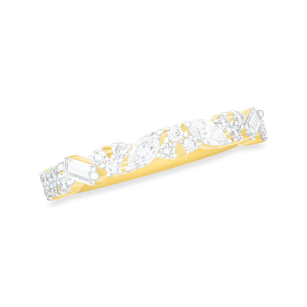 Mixed Cut Lab-Grown Diamond Band