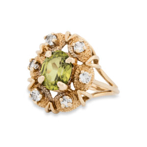 Vintage Gold Chrysoberyl Ring