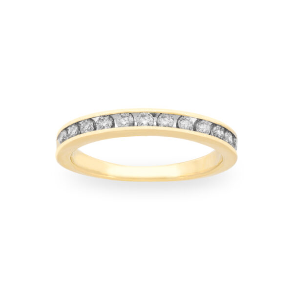 Channel Set Diamond Band