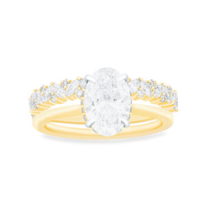 Lab-Grown Diamond Wedding Set