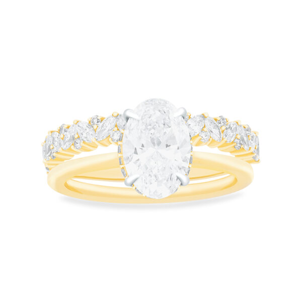 Lab-Grown Diamond Wedding Set