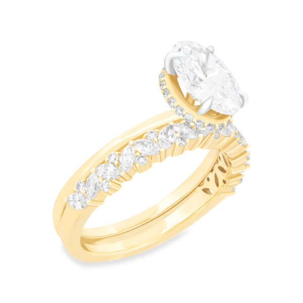 Lab-Grown Diamond Wedding Set