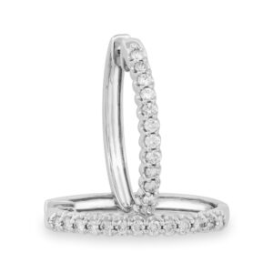 1ctw Diamond Hoop Earrings
