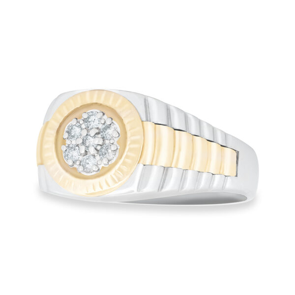Two-Tone Diamond Ring