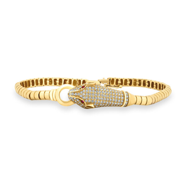 Vintage 14k Panther Bracelet