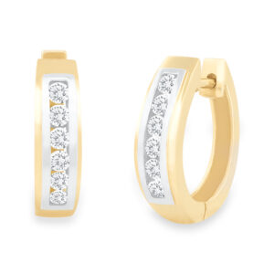 Diamond Oval-Shaped Huggies