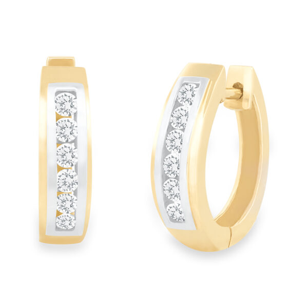 Diamond Oval-Shaped Huggies