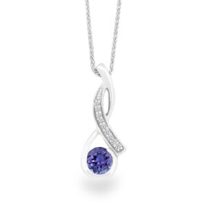 10k Tanzanite & Diamond Necklace