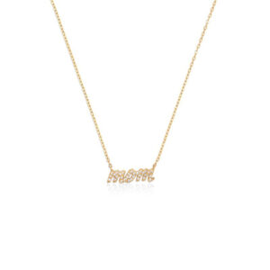 Lab-Grown Diamond Mom Necklace
