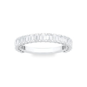 Emerald Cut Lab-Grown Diamond Band