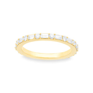 Mixed Cut Lab-Grown Diamond Band