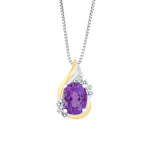 Gemstone & Diamond Genuine Necklace