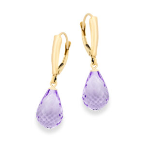 Gold & Gemstone Briolette Earrings