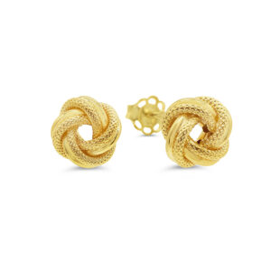 Classic Gold Love Knot Studs