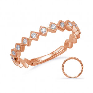 Rose Gold Diamond Wedding Band